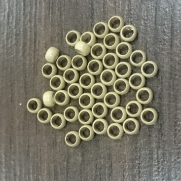 Nano ringi z silikonem - blond - 100 sztuk