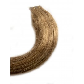 Clip-in rosyjskie - 12-średni ciepły blond- 40cm, 100gram
