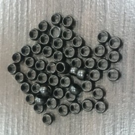 Nano ringi - czarne - 100 sztuk