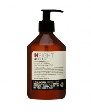 Szampon anti-yellow niwelujący żółte tony 400ml INSIGHT