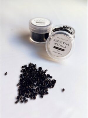 Keratyna włoska w granulkach - ciemny brąz - 20g - bardzo mocna
