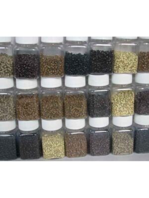 Ringi z silikonem - rozmiar M - czarne - 1000 sztuk