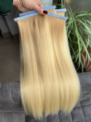 Biotaśma 50 cm 140 g ombre średni blond/jasny blond