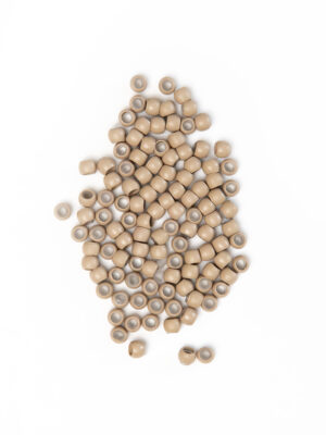 Nano ringi z silikonem - blond - 100 sztuk
