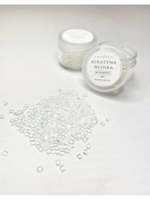 Keratyna włoska w granulkach - bezbarwna - 20g - bardzo mocna