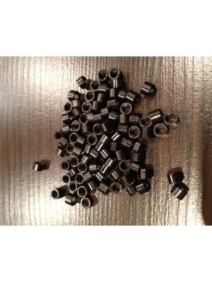 Ringi z gwintem - rozmiar M - czarny - 100 sztuk